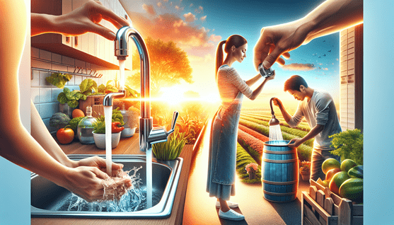 composición generado por IA sobre el ahorro del agua