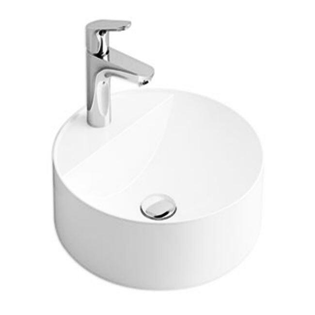 Lavabo redondo de cerámica Zero
