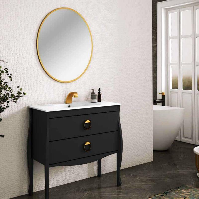 Muebles baño Mueble baño color caoba SAMUY
